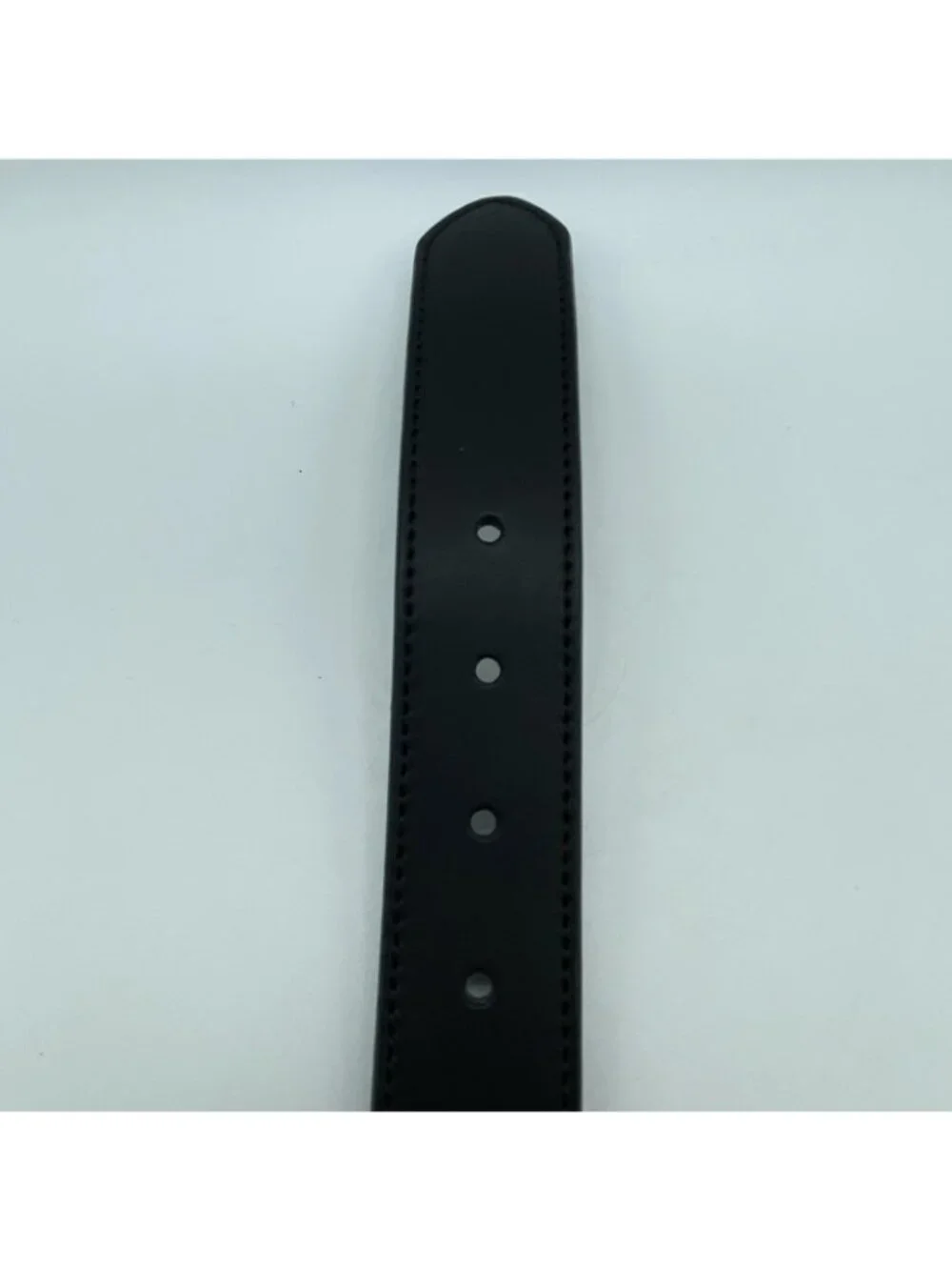 Unbranded Black Genuine Leather Belt Size 42 Casual Dress 1.25